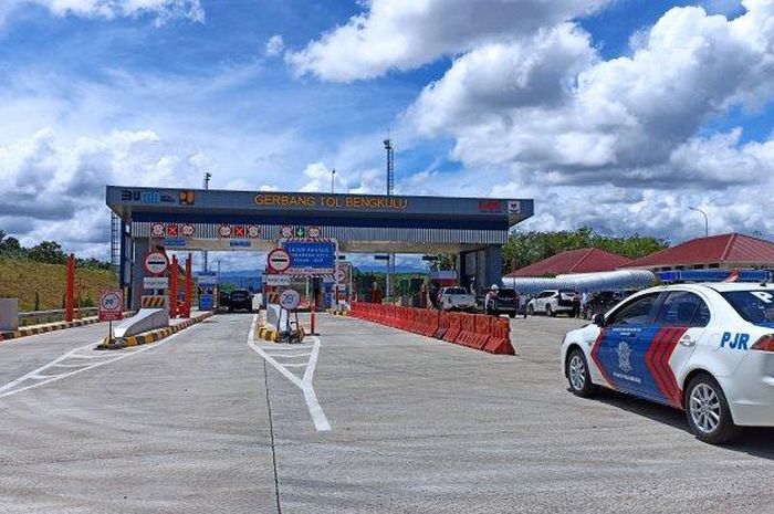 GT Bengkulu (Betungan) yang ada di ruas tol Bengkulu-Taba Penanjung.