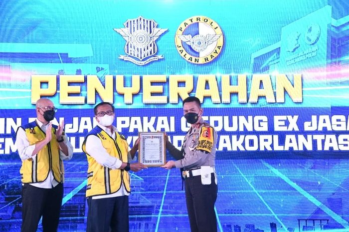 Peresmian command center PJR di Tol Jakarta-Cikampek KM 29