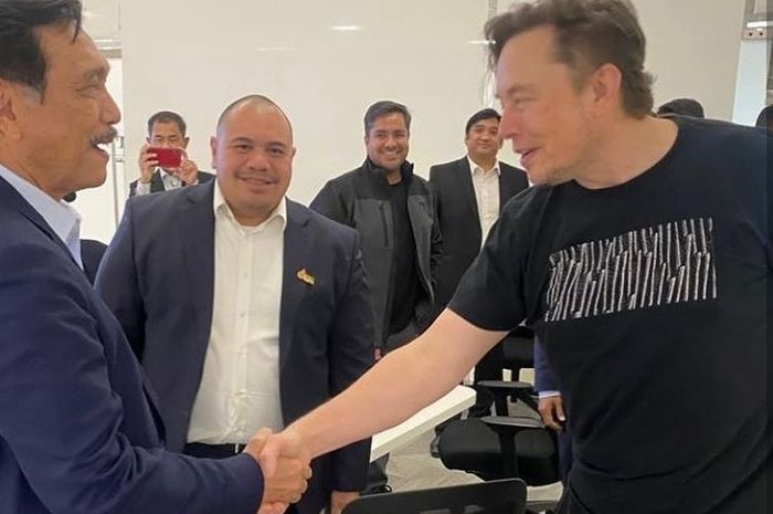 Luhut Pandjaitan bertemu dengan Elon Musk