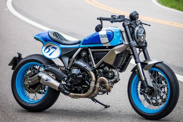 Ducati Scrambler Icon 800 bergaya cafe racer 