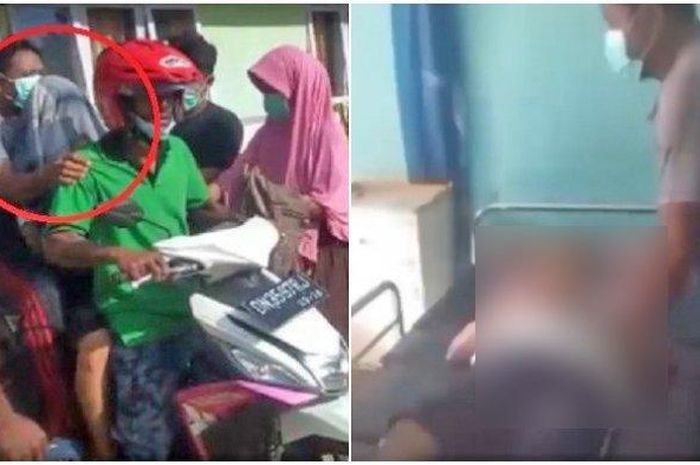 Rekaman video, jenazah dari Puskesmas Bulagi, Banggai, Sulawesi Tengah diangkut pakai Yamaha Mio M3 karena ambulans rusak