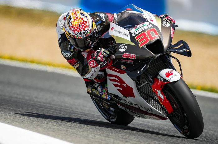 Takaaki Nakagami pimpin catatan waktu sesi warm up MotoGP Spanyol 2022