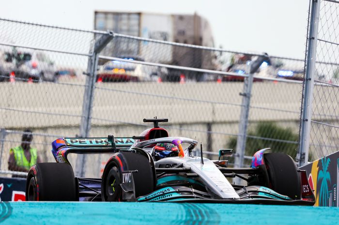 George Russell tercepat di FP2 F1 Miami 2022