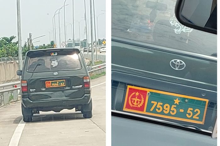 Toyota Kijang TNI arogan