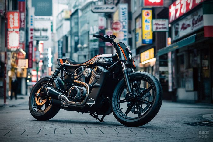 Harley-Davidson Nightster street tracker garapan Hide Motorcycle