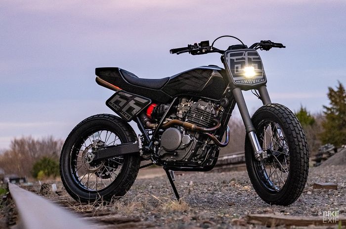 Honda XR650L street tracker garapan JuanVerde