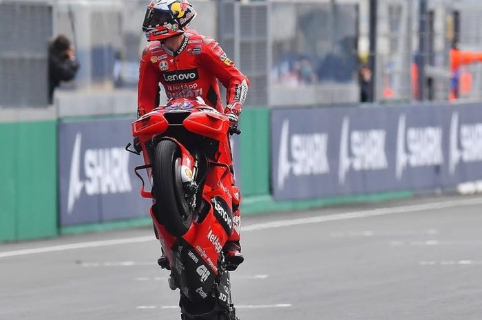 Ilustrasi Jack Miller ketika menang di MotoGP Prancis 2021