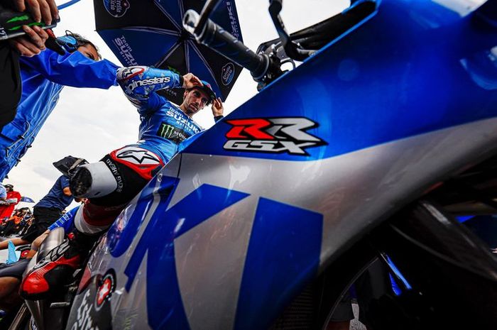 Tim Suzuki Ecstar yang diwakili Alex Rins dan Joan Mir mengaku puas raih posisi 5 dan 6 di MotoGP Mandalika 2022.(Dok. Suzuki)