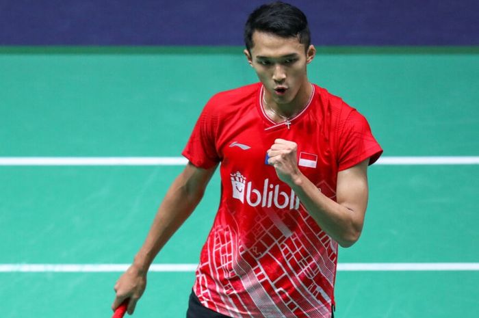 Pebulutangkis asal Indonesia, Jonatan Christie.