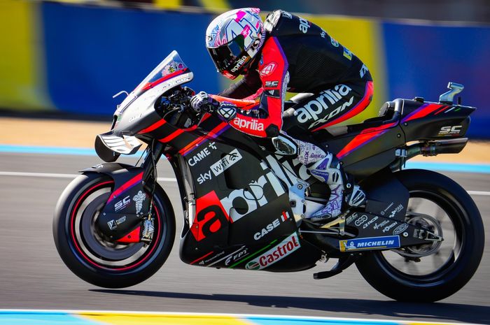 Aleix Espargaro tercepat di warm up MotoGP Prancis 2022