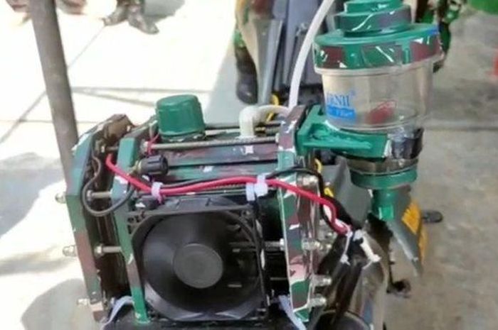 Nikuba, alat pengubah air menjadi BBM ciptaan Ariyanto Misel warga Lemahabang, kota Cirebon, Jawa Barat