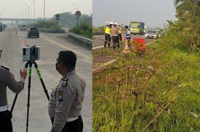 Olah TKP kecelakaan maut bus Pariwisata di Tol Sumo pakai teknologi canggih