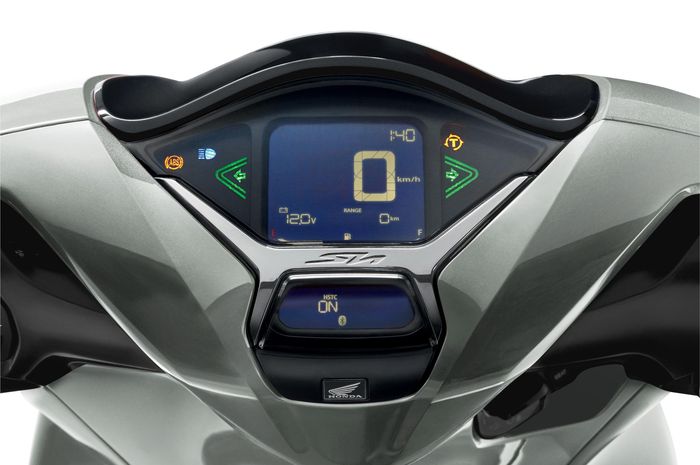 Panel instrumen Honda SH150i 2022 sudah full digital