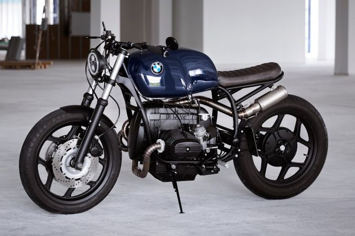 BMW R80RT bergaya city scrambler garapan Brian Kates dari MotoBrix