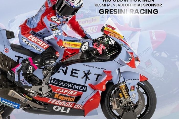 MS Glow For Men jadi sponsor baru tim MotoGP Gresini Racing