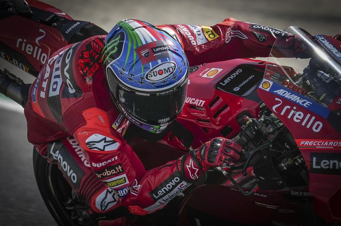 Pecco Bagnaia mencetak waktu tercepat di FP4 MotoGP Italia 2022