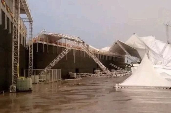 Foto atap tribun sirkuit Formula E di Ancol viral di media sosial. Ternyata ini alasan polisi ogah selidiki dengan memakai pasal pidana. 