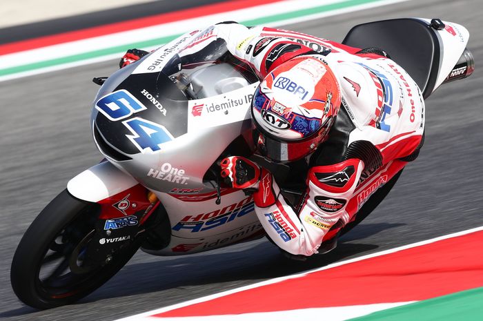 Mario Aji jalani sesi FP3 Moto3 Italia 2022 (28/5)