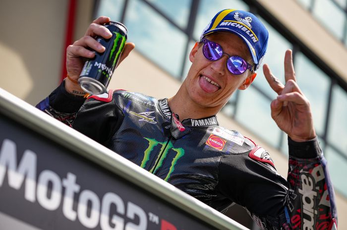 Fabio Quartararo meraih podium dua di MotoGP Italia 2022 (29/5)