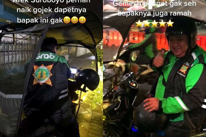 Viral ojol naik Honda BeAT yang sudah dimodifikasi di Surabaya, malah dikasih banyak pujian sama netizen.