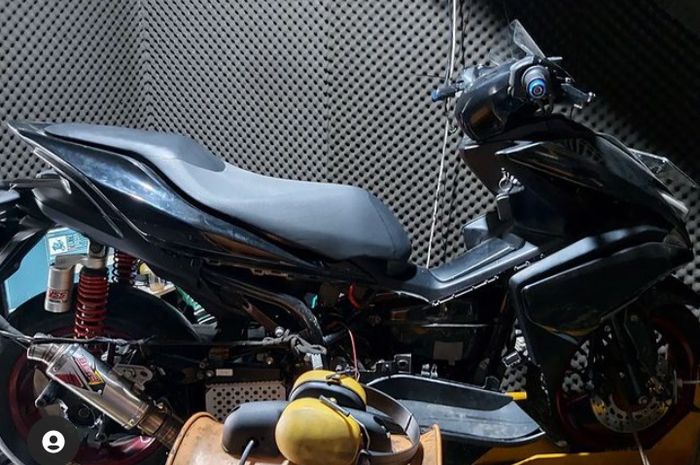 Remap ECU dan dyno test Yamaha Aerox di Mahendra Motosport