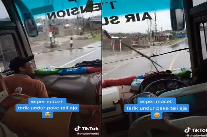 tangkap layar solusi cerdas kernet saat mengalami masalah wiper mati di bus.