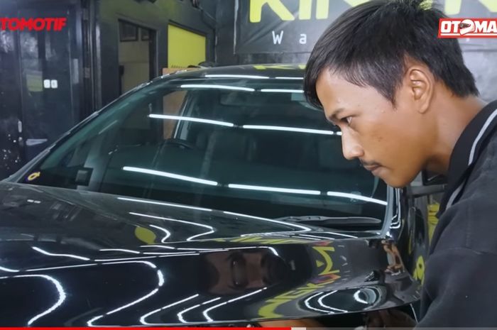 Perbaikan bodi mobil pakai metode PDR (Paintless Dent Removal)