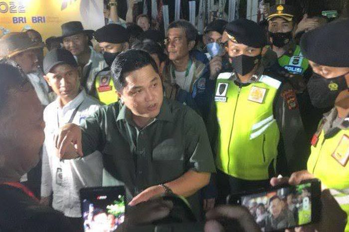 Erick Thohir menyempatkan hadir di acara Vespa World Days (VMD) di Nusa Dua, Bali 