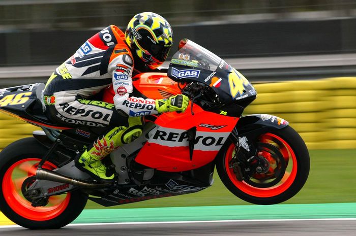 Valentino Rossi saat masih membela Repsol Honda