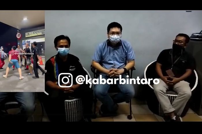 Klarifikasi pria yang mengamuk di SPBU Bintaro Sektor 9, Jumat (17/6/2022).