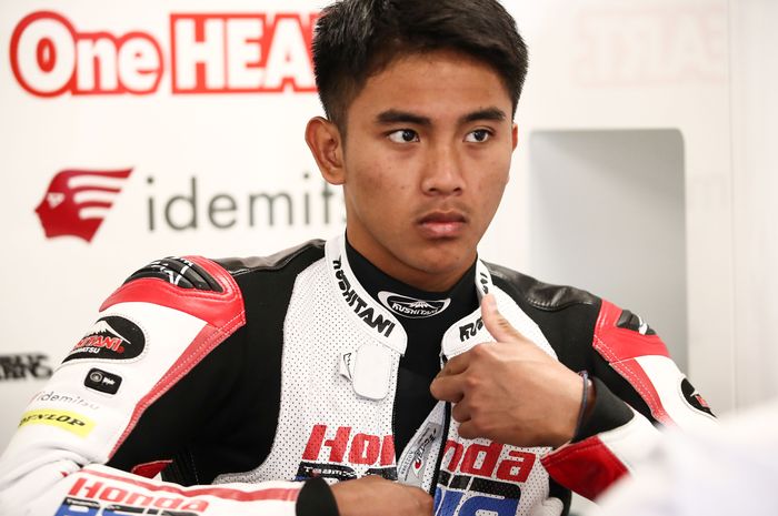Banyak tikungan berkarakter cepat di sirkuit Sachsenring, Mario Suryo Aji optimis jalani Moto3 Jerman 2022. 