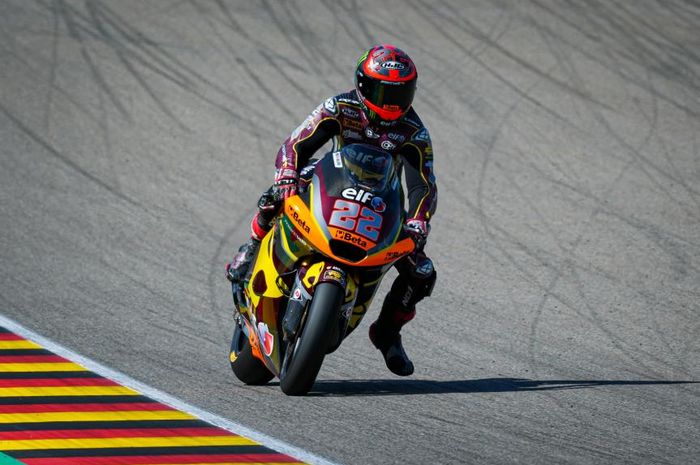 Sam Lowe (ELF Marc VDS Racing) klaim pole position usai lakoni sesi Kualifikasi Moto2 Jerman 2022, Sabtu (18/06).