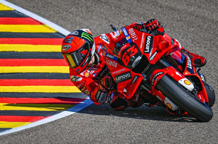 Pecco Bagnaia memimpin FP3 MotoGP Jerman 2022