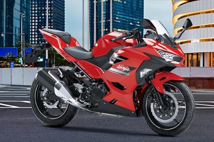Kawasaki Ninja 250 yang terkena potongan harga hingga Rp 6 jutaan untuk daerah tertentu.
