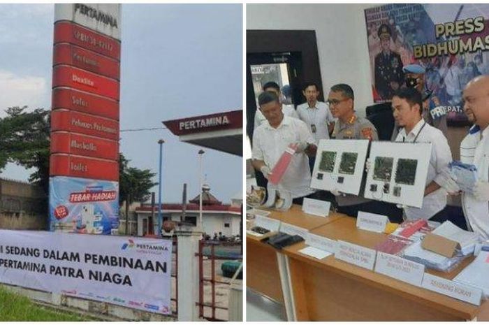 Pengelola SPBU yang lakukan pemalsuan takaran BBM berakhir ditangkap anggota Polda Banten.