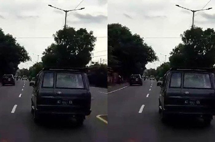 Toyota Kijang Super dituduh halangi ambulans di jalan Solo-Jogja, faktanya kegaduhan asal ngerekam saja