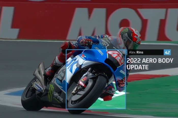 Aero fairing baru Suzuki GSX-RR dipakai Alex Rins di FP2 MotoGP Belanda 2022