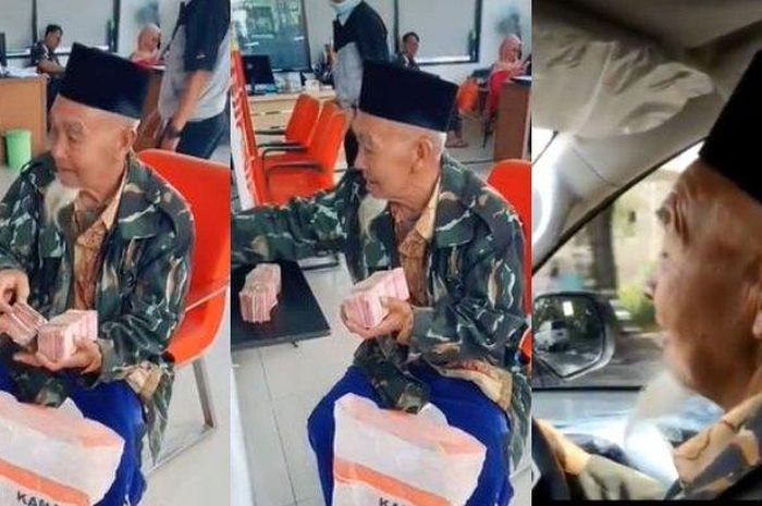 Viral kakek-kakek beli Pajero Sport di dealer, bayar pakai uang cash diwadahi karung