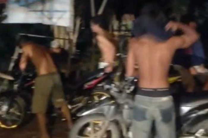 Satlantas Polres Tuban menindak pelaku balap liar