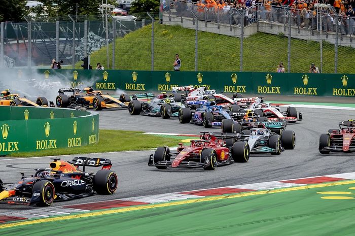 Banyak lap melanggar aturan track limit di F1 Austria 2022