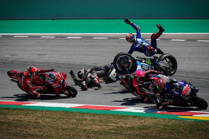 Inilah ranking pembalap dengan crash paling banyak sampai pertengahan musim MotoGP 2022