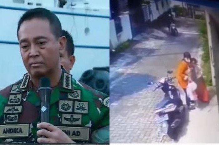 Penembakan istri TNI berinisial R di Banyumanik, Semarang mulai menemukan titik terang. Panglima TNI Jenderal Andika Perkasa mencium dugaan keterlibatan suami korban, Kopda M. 