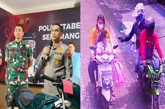 tangkap layar kasus penembakan istri TNI di Semarang, saat pelaku eksekutor dibekuk suami korban (Kopda M) justru hillang.