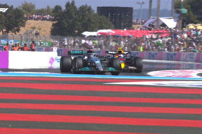 Sergio Perez kena semprot bos Red Bull gara-gara ketiduran hingga disalip George Russell di F1 Prancis 2022