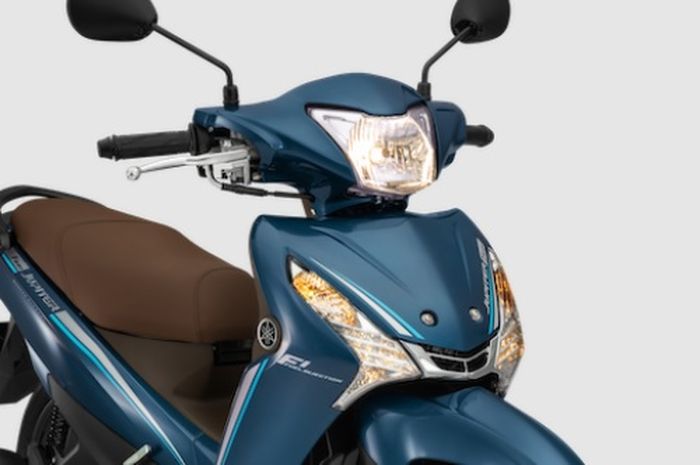 Tampilan depan Yamaha Jupiter Finn, terlihat elegan