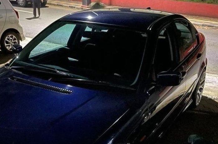Salah satu mobil yang jadi sasaran pencurian dengan modus pecah kaca mobil di Semarang