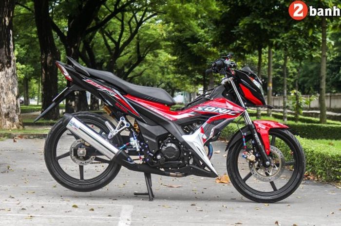 Modifikasi keren Honda Sonic 150R