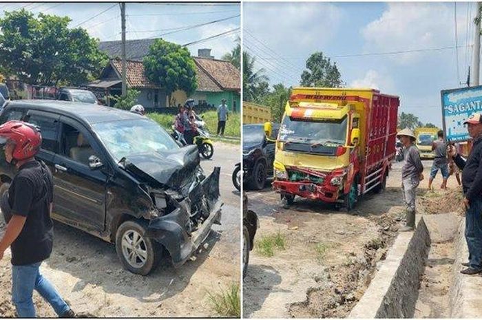 Toyota Avanza Veloz hancur diadu lawan truk di Martapura Ogan Komering Ulu Timur, pensiunan TNI meregang nyawa