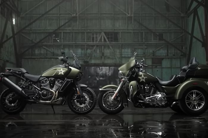 Harley-Davidson Pan America dan Tri Glide Ultra G.I. Enthusiast