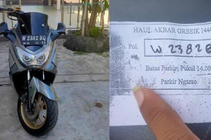 Yamaha NMAX dan duit Rp 21 juta di bagasi lenyap saat parkir di acara Haul Akbar Gresik